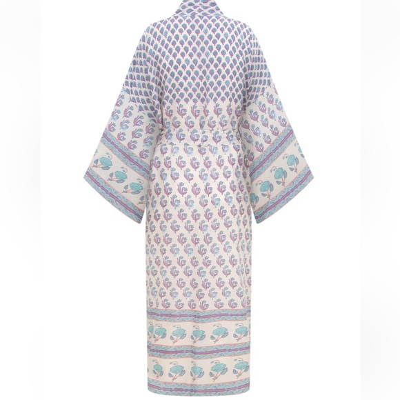 😍🤍🩵 Spell Bohemian Royale Maxi Robe Sz: M/L Color: Dusk. EUC! 🩵🤍😍 - Picture 15 of 17